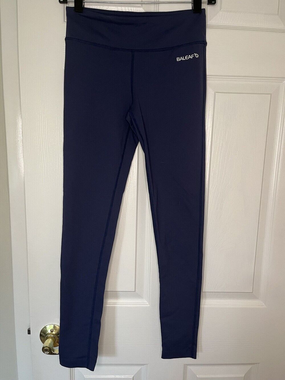 Baleaf Dark Blue Workout Leggings- Women Small